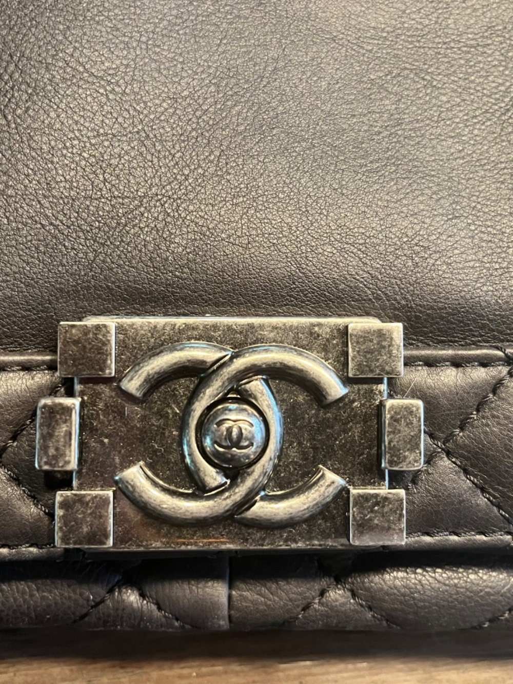 Chanel XL Reverso Boy Bag Black Excellent!! - Picture 6 of 9